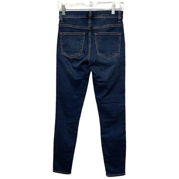 J. CREW 9” High Rise Jeggings Blue Indigo Wash 25 - Picture 5 of 7